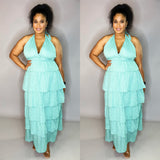 Lillian Dress (Light Teal)