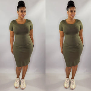 Keyion Dress (Olive)