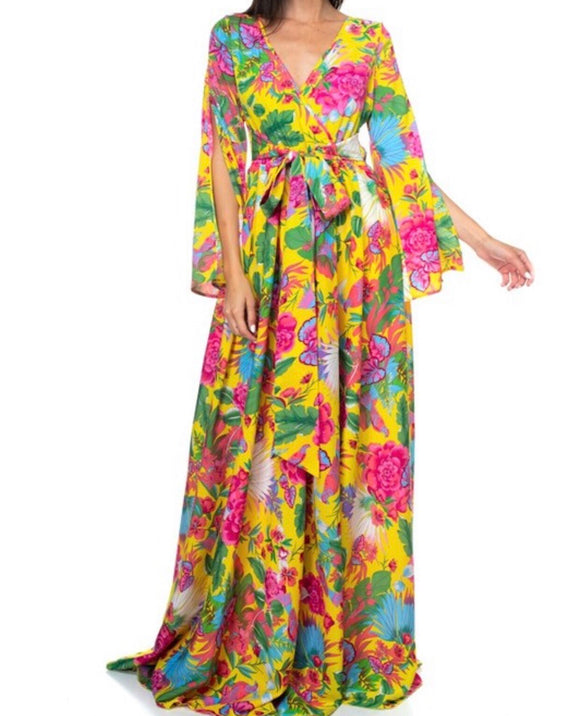 Tropical Maxi Dress