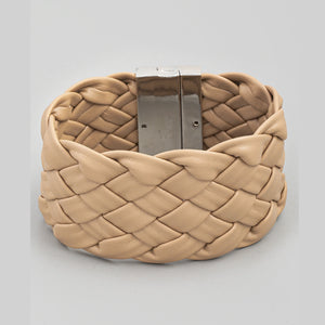 Leather Bracelet (Nude)