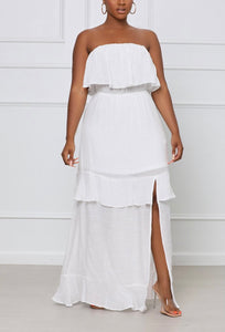 Let it Flow Dress (White)