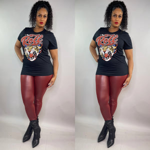 Second Skin Leggings (Burgundy)
