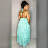 Lillian Dress (Light Teal)