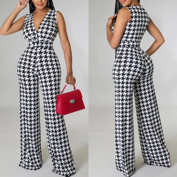 Black and White Jumpsuit